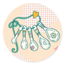 Kitchen Utensils - Measuring Spoons stickers