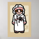 kitchen wall hanging. poster