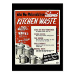 Kitchen Waste Post Cards