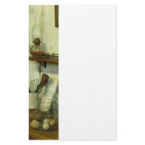 Kitchen With Wire Basket of Eggs Stationery Paper