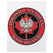 Kitchener Polish Round Canadian Leaf Full Color Flyer