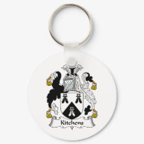 Kitchens Family Crest keychains by coatsofarms Kitchens Family Crest keychains