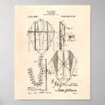 Kite 1914 Patent Art Blueprint Poster