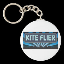 Kite Flier Marquee keychains