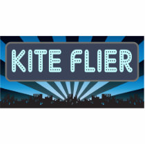 Kite Flier Marquee photo sculptures