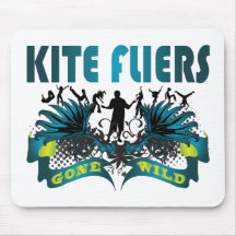 Kite Fliers Gone Wild Mouse Mat
