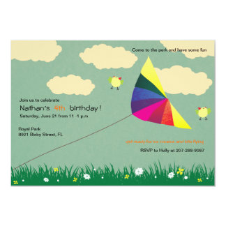 Kite Birthday Party Invitations &amp; Announcements | Zazzle