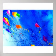 Kite Sky Posters