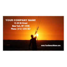 Kite Surfer Business Card