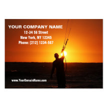 Kite Surfer Business Card Templates