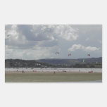 Kite Surfers. Scenic view. Sticker