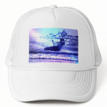 Kite Surfing Baseball Cap Mesh Hats