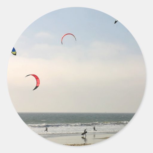 Kite Surfing Sticker