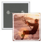Kiteboard Square Pin
