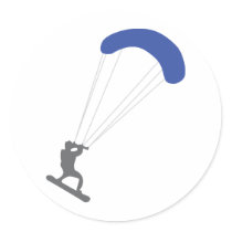 Kiteboarder stickers