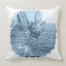 Kiteboarders Pillow