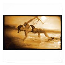 kiteboarding Girl posters
