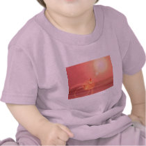 Kiteboarding Sunset Baby T-Shirt