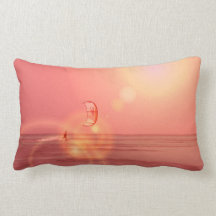 Kiteboarding Sunset Pillow