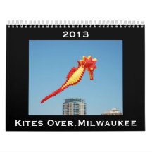 Kites Over Milwaukee - 12 Month Calendar