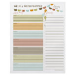 Kites Weekly Menu Planner Flyers