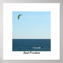 Kitesailing, Real Freedom Print