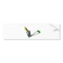 kitesurfer bumper sticker