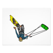 kitesurfer custom announcement