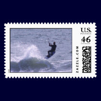 Kitesurfer postage