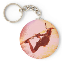 Kitesurfing Grab Keychain