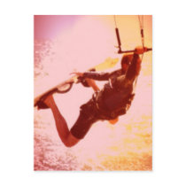 Kitesurfing Grab Postcard