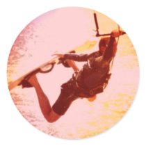 Kitesurfing Grab Sticker