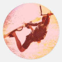 Kitesurfing Grab Sticker