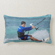 Kitesurfing Guy Pillow