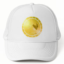 Kitesurfing Silhouette Baseball Hat