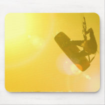 Kitesurfing Silhouette Mouse Pad
