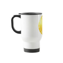 Kitesurfing Silhouette Travel Mug