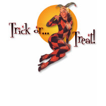 Kitsch Bitsch : Trick or ... Treat Jester Pin-Up t-shirts