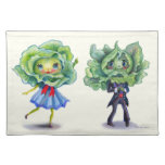 Kitschy Kitchen © Leafy Greens Couple placemats