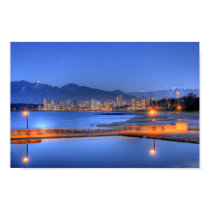 Kitsilano Beach, Vancouver, Canada posters
