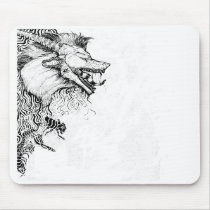 Kitsu Design1 mousepad by kitsubaka Kitsu Design1 mousepad