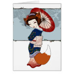 Kitsune Geisha Cards