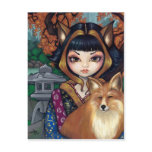 "Kitsune" Postcard