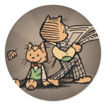 Kitteh and Pip Stickers by ApeLad Kitteh and Pip Stickers
