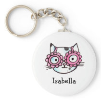Kitteh Custom Name Keychain keychains
