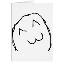 Kitteh Smile Greeting Card