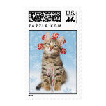 Kitten and Candy Christmas Stamps stamps