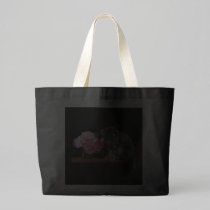 Kitten and Roses Tote Bag bags