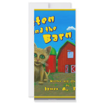 Kitten and the Barn Custom Rack Card