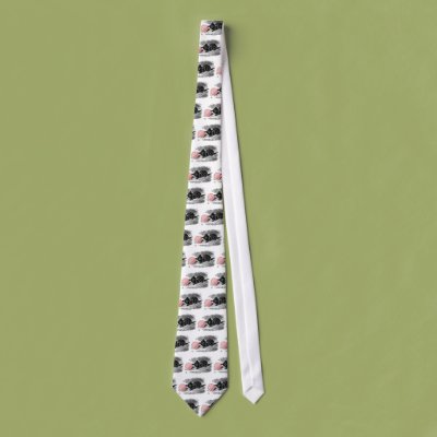 Kitten and the Yarn Neck Ties Zazzle_tie